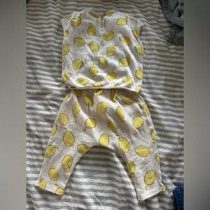 Zara Lemon Baby Unisex 12-18 month set